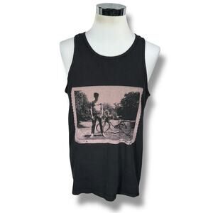 Tigers Jaw Rock Band Tee Tank Top Men’s Large Black‎ Graphic Boy Bicycle Bike